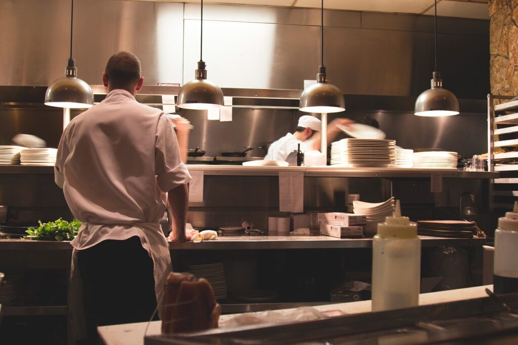 Cocina de un restaurante Premio México Gastronómico de Sustentabilidad.