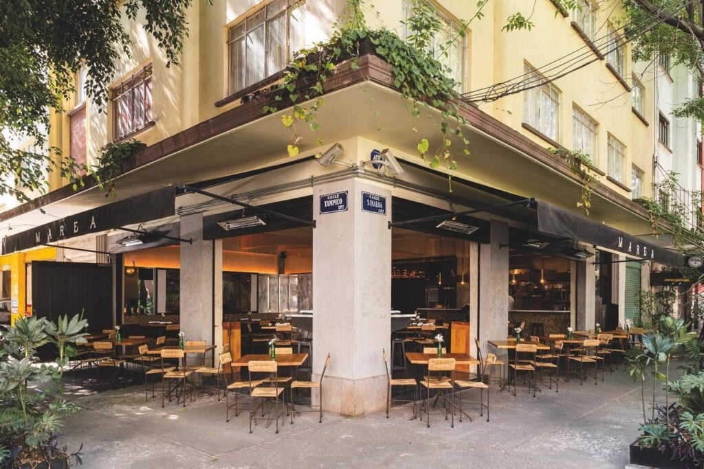 Fachada del restaurante Marea